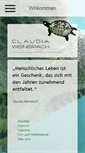 Mobile Screenshot of claudia-weinspach.de
